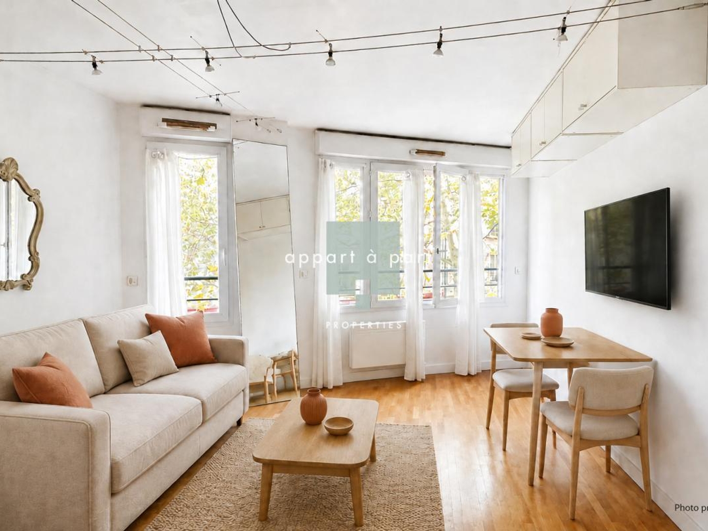 Vends studio - 29 m² - 1 pièce - Paris