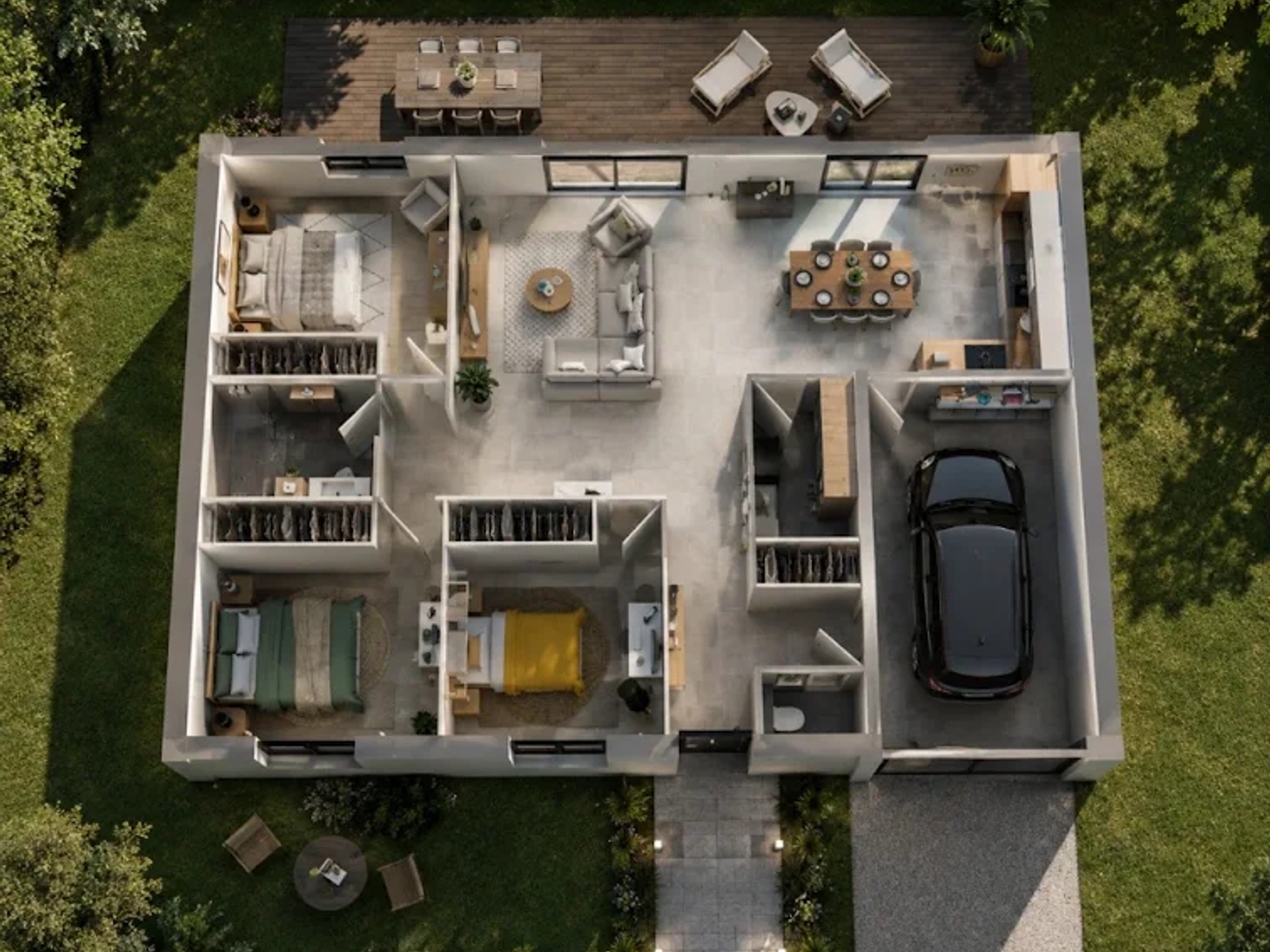 Maison à vendre - 4 pièces - 85m2 - Calvisson (30420)