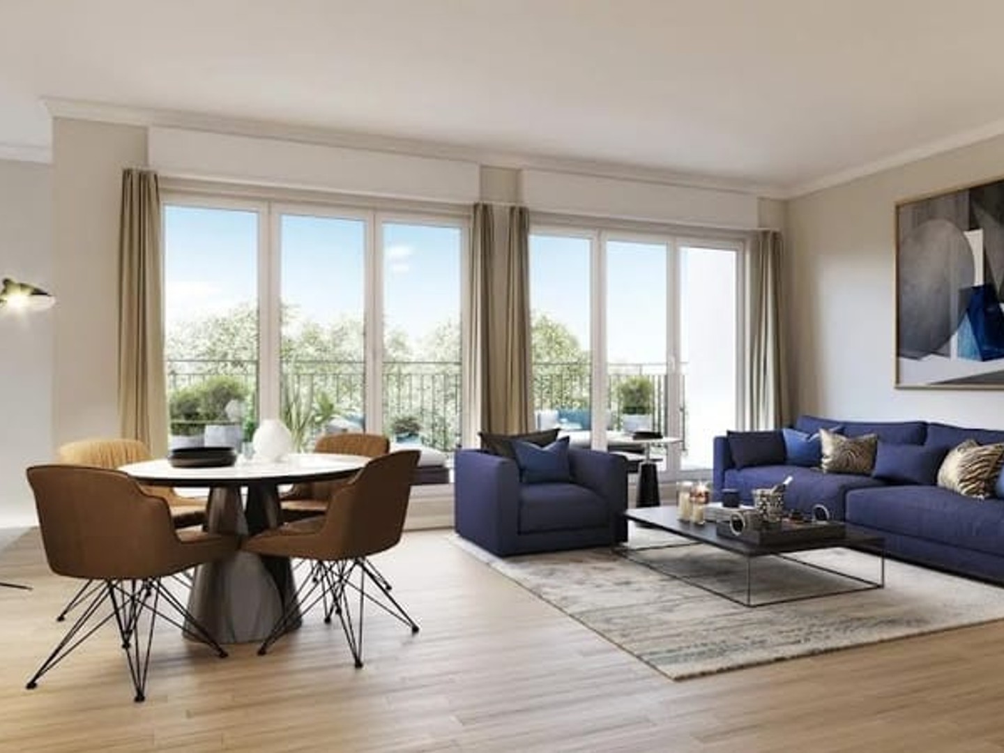 Appartement 3 pièces 49 m²