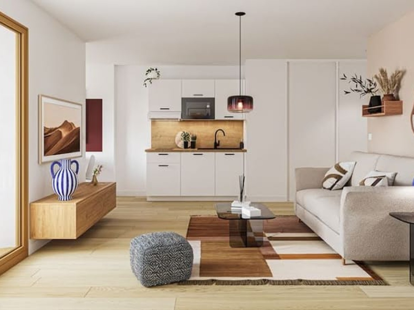 Appartement 2 pièces 45 m²