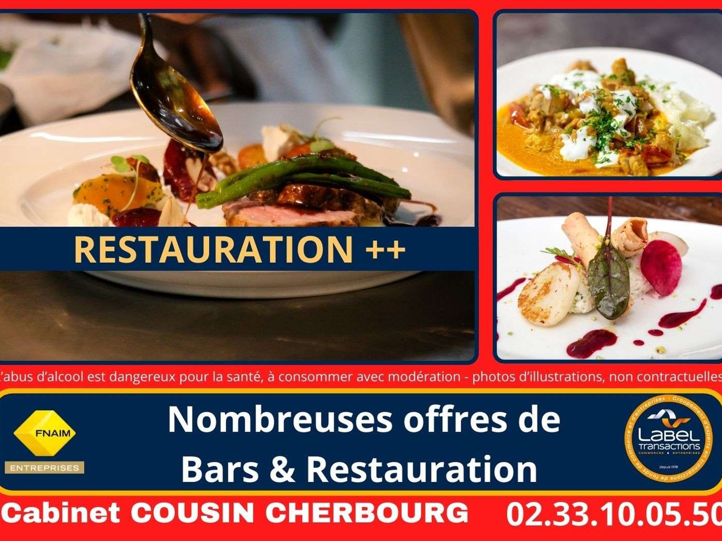 Vente restaurant dans le centre ville de Saint Lô