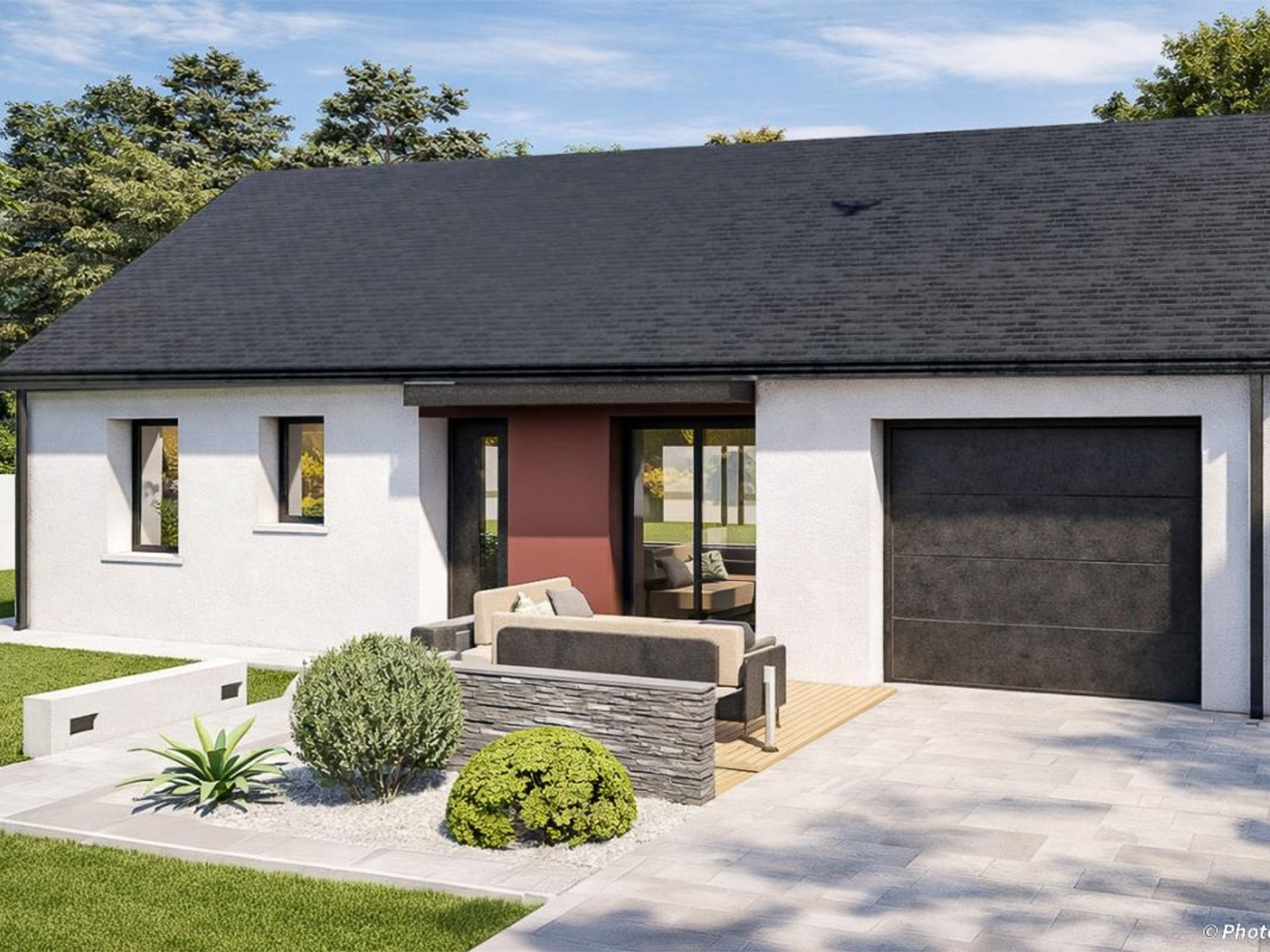 Terrain + maison 69 m²