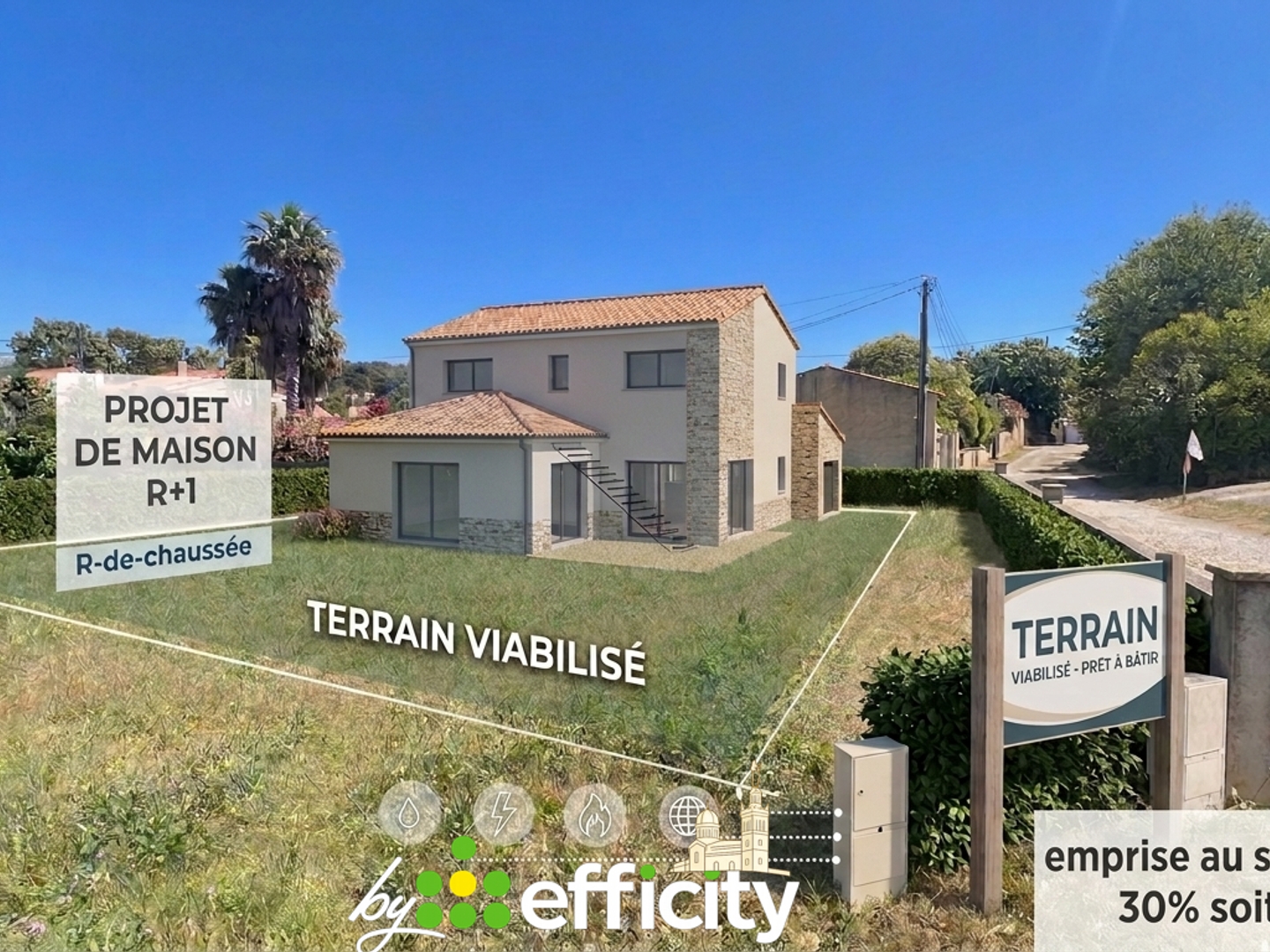 Terrain à vendre - 600m2 - Allauch (13190)