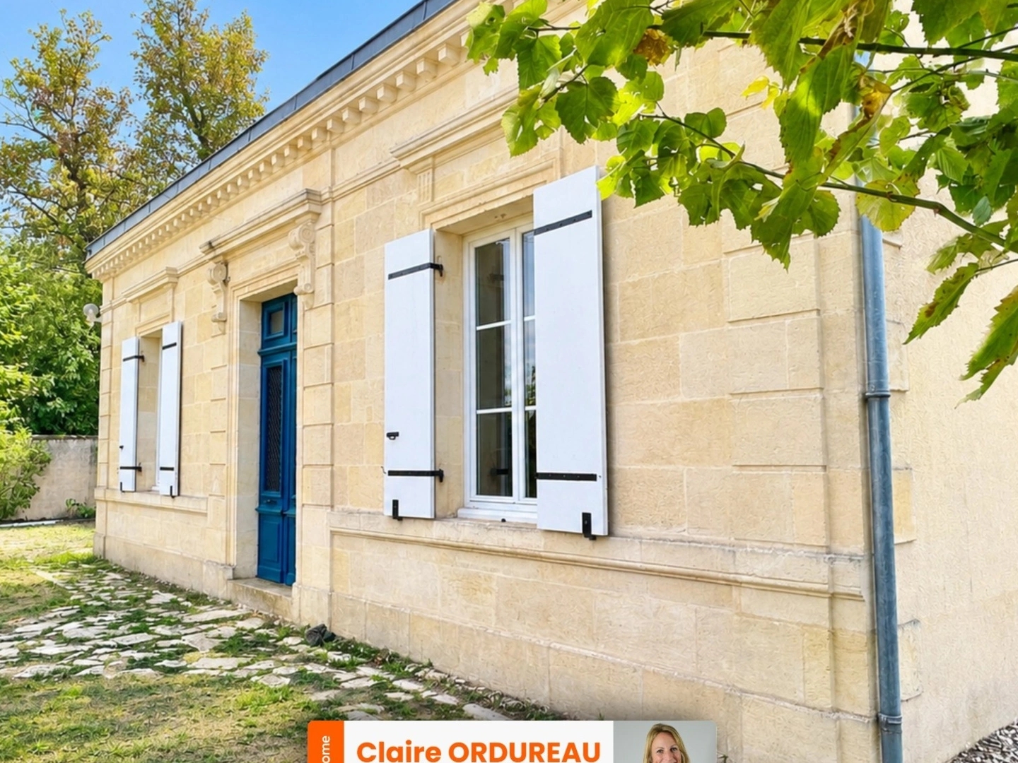 BLANQUEFORT - MAISON EN PIERRE 195 M² - 4 CHAMBRES, JARDIN SANS VIS-À-VIS ET DÉPENDANCE