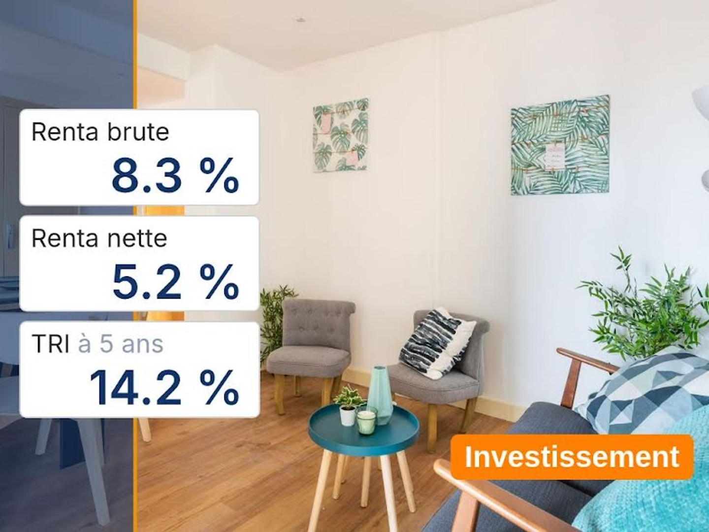 Appartement 5 pièces 68 m²