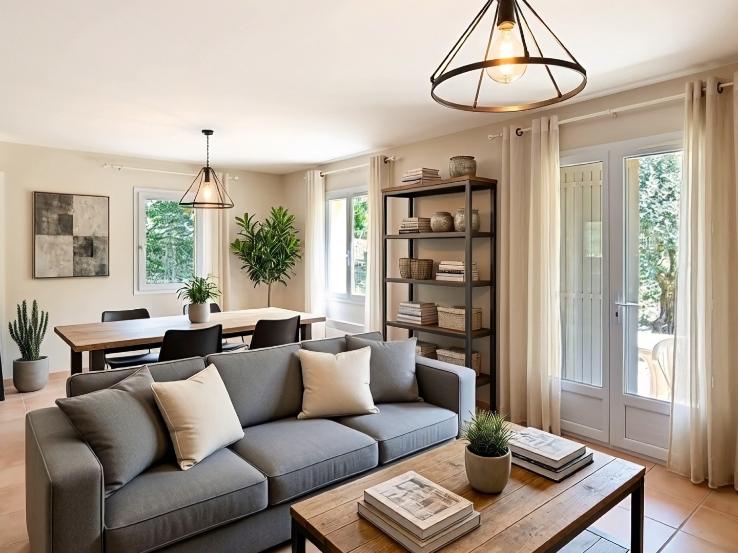 Maison de charme de plain pied avec piscine - Caseneuve