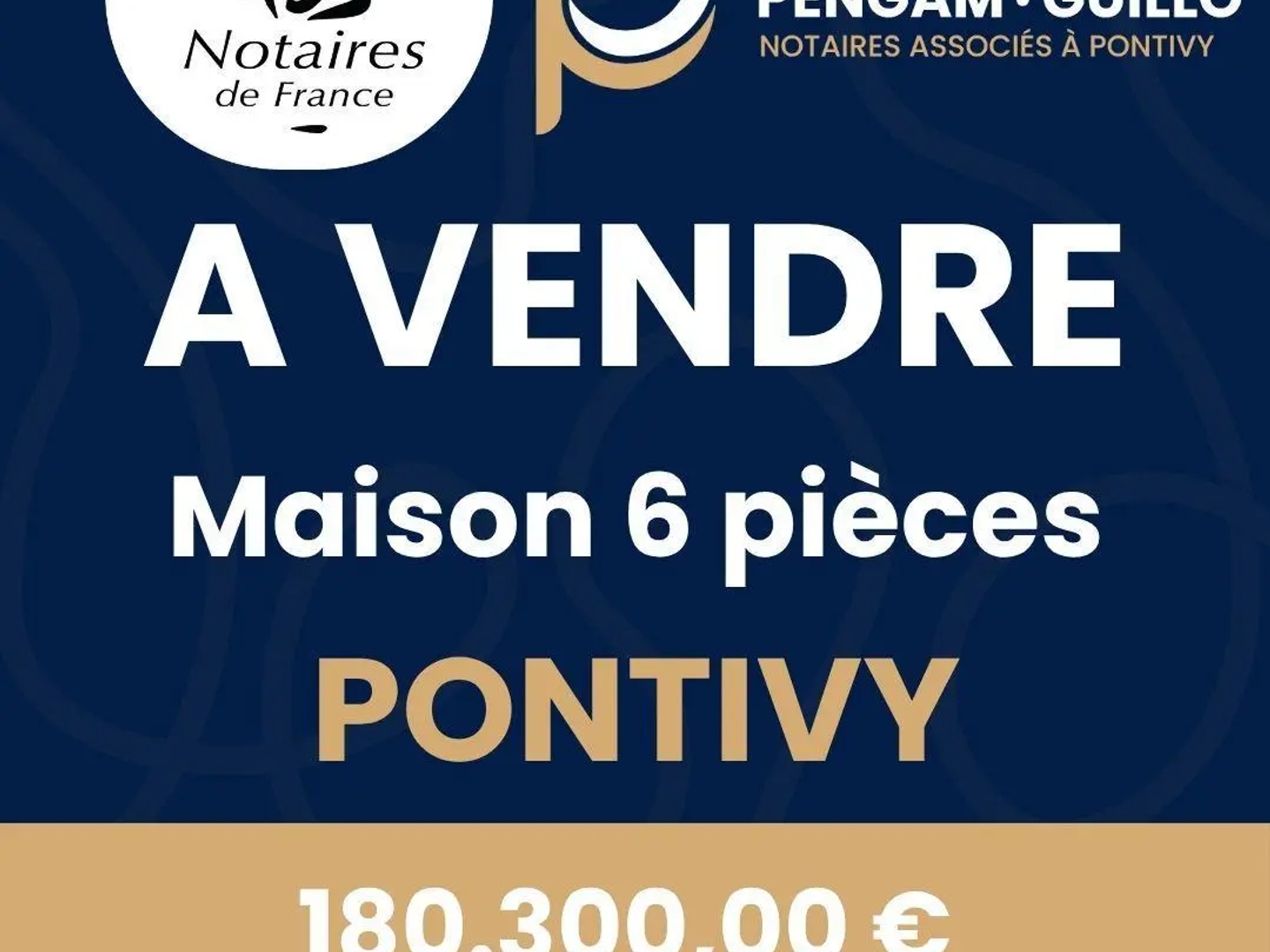 Maison à vendre - 6 pièces - 122m2 - Pontivy (56300)