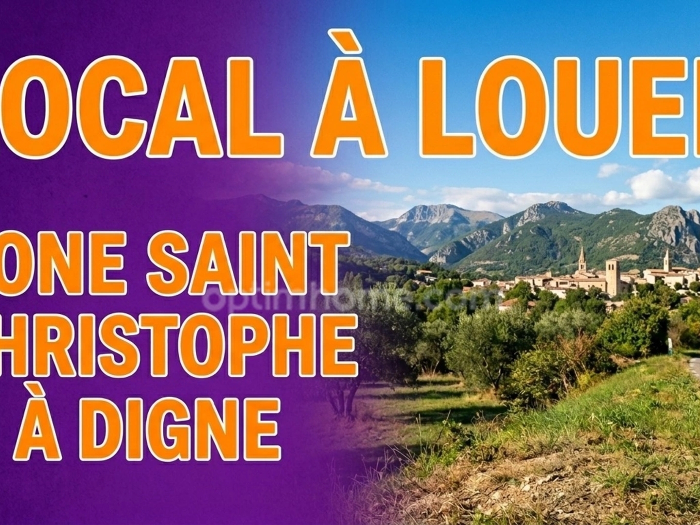 Local/bureau à louer Zone Saint Christophe à Digne Les Bains (04)