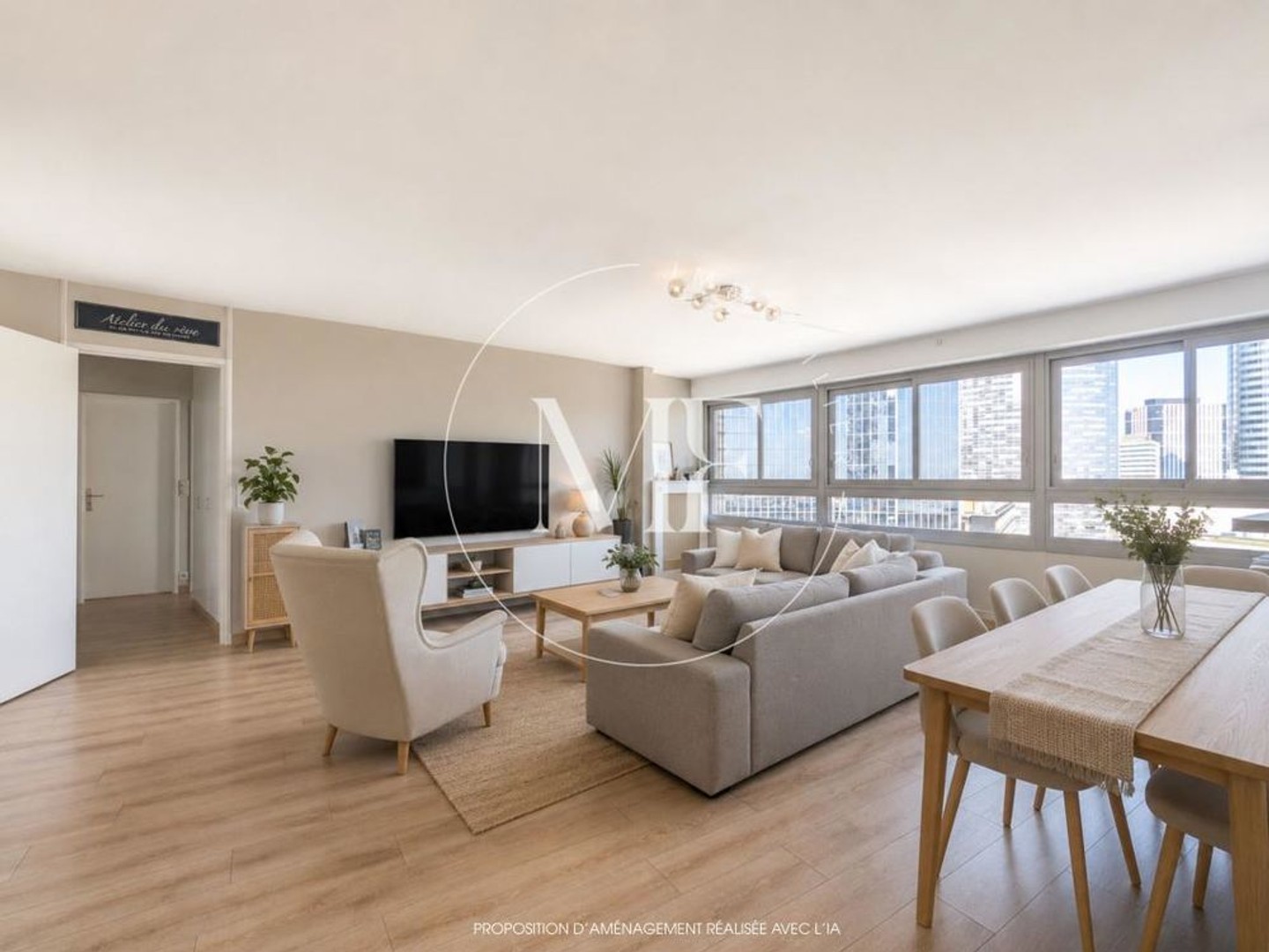 Appartement à vendre - 4 pièces - 87m2 - Courbevoie (92400)