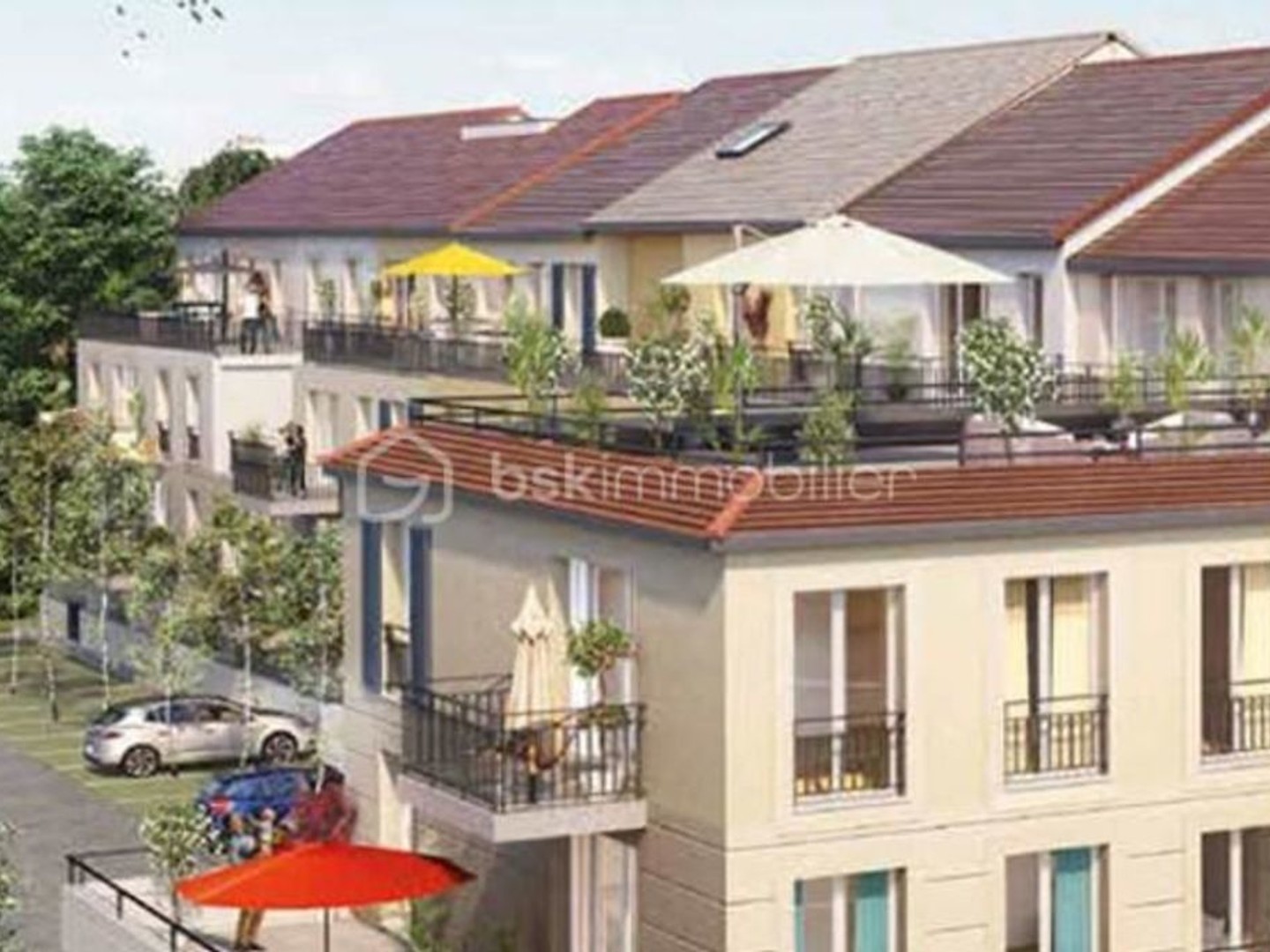 Parking extérieur Résidence Plein Ciel