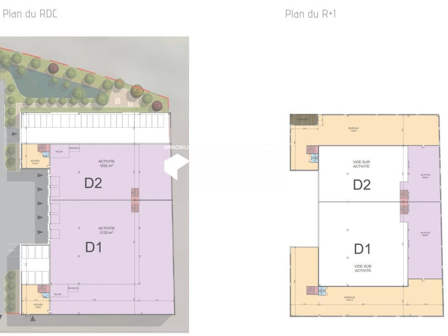 A VENDRE TREMBLAY(93) LOCAUX NEUFS DE STOCKAGE 3.537 M²