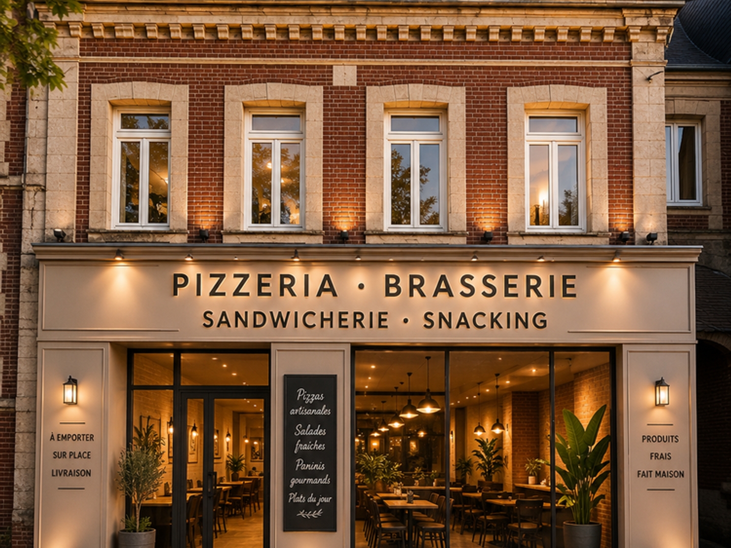 PIZZERIA, SNACKING, BRASSERIE, RESTAURANT ITALIEN, SANDWICHS
