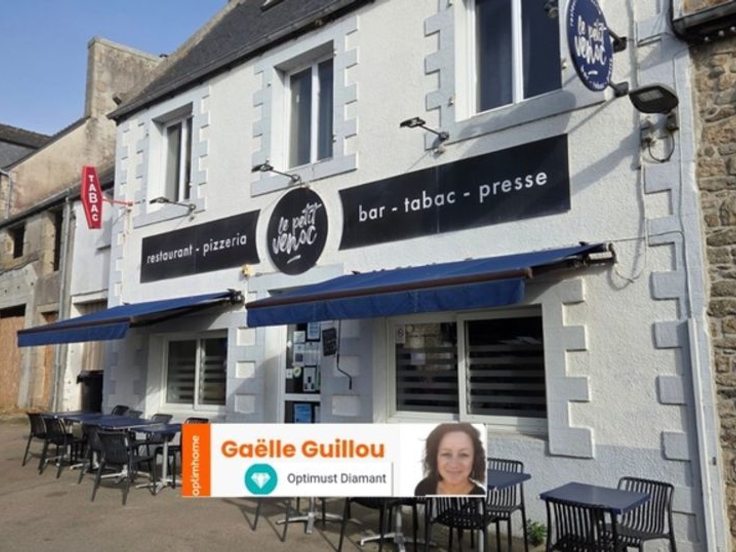 ILE DE BATZ : Murs commerciaux Bar Restaurant + Logement