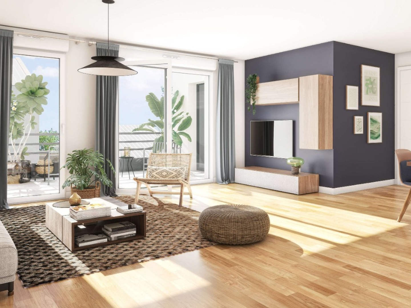 BEL APPARTEMENT T3 AVEC TERRASSE