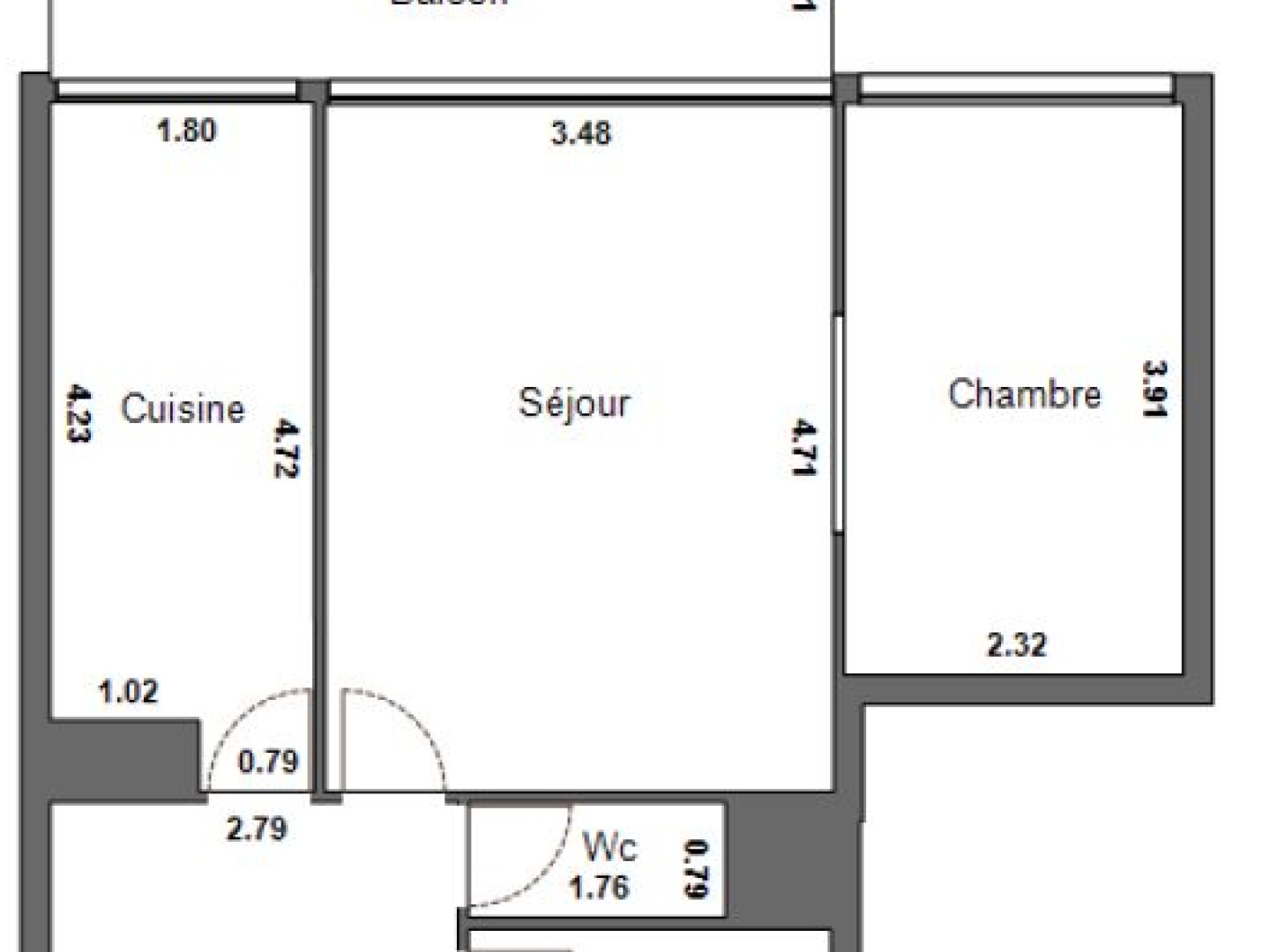 Appartement à vendre - 2 pièces - 48m2 - Aubervilliers (93300)