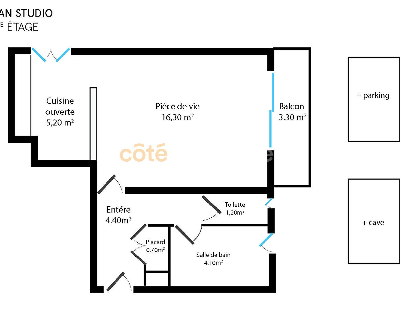 Appartement à vendre - 1 pièce - 32m2 - Cholet (49300)