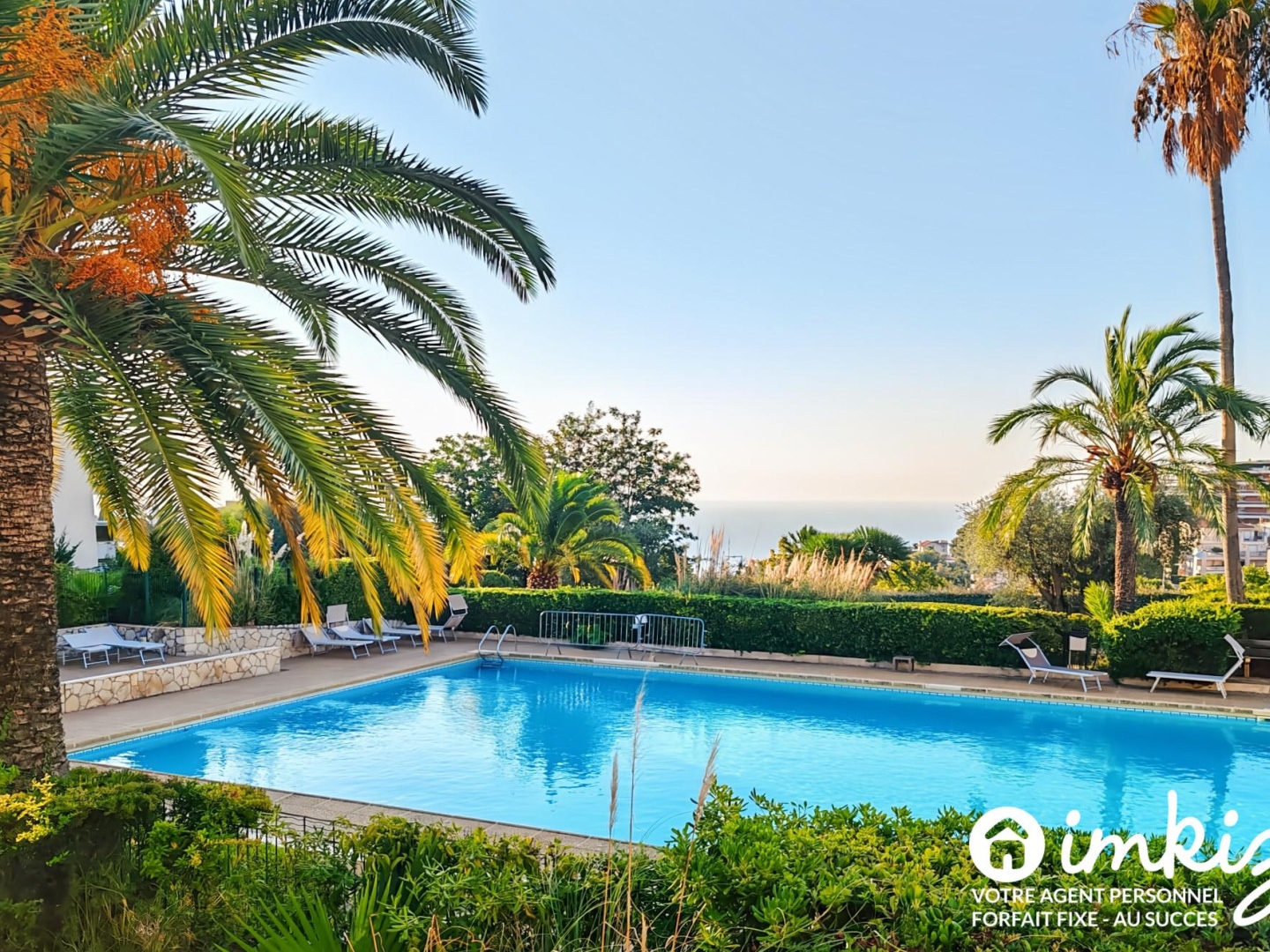 Appart 3 pièces avec piscine et vue panoramique