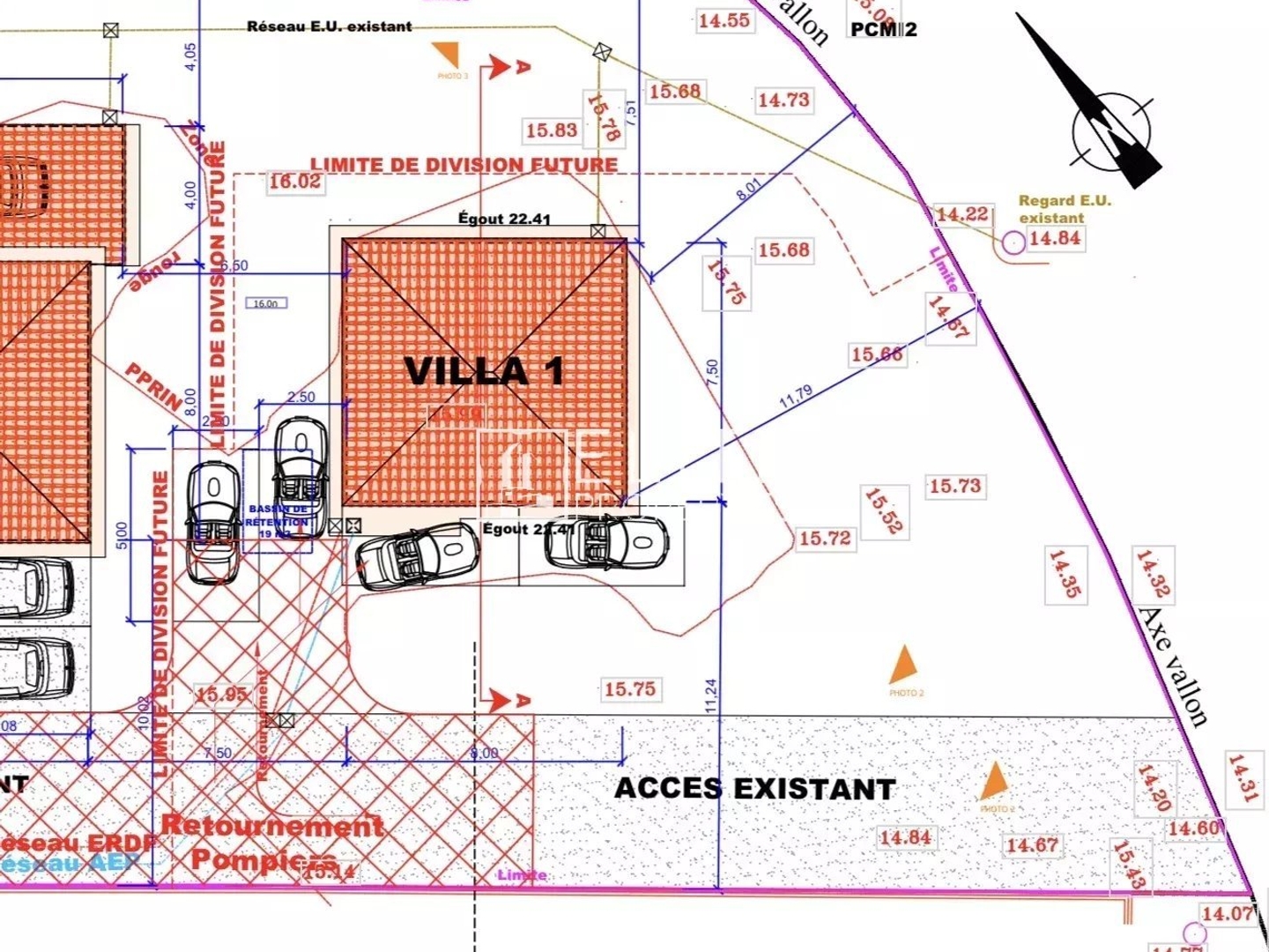 TERRAIN CONSTRUCTIBLE LA ROQUETTE SUR SIAGNE