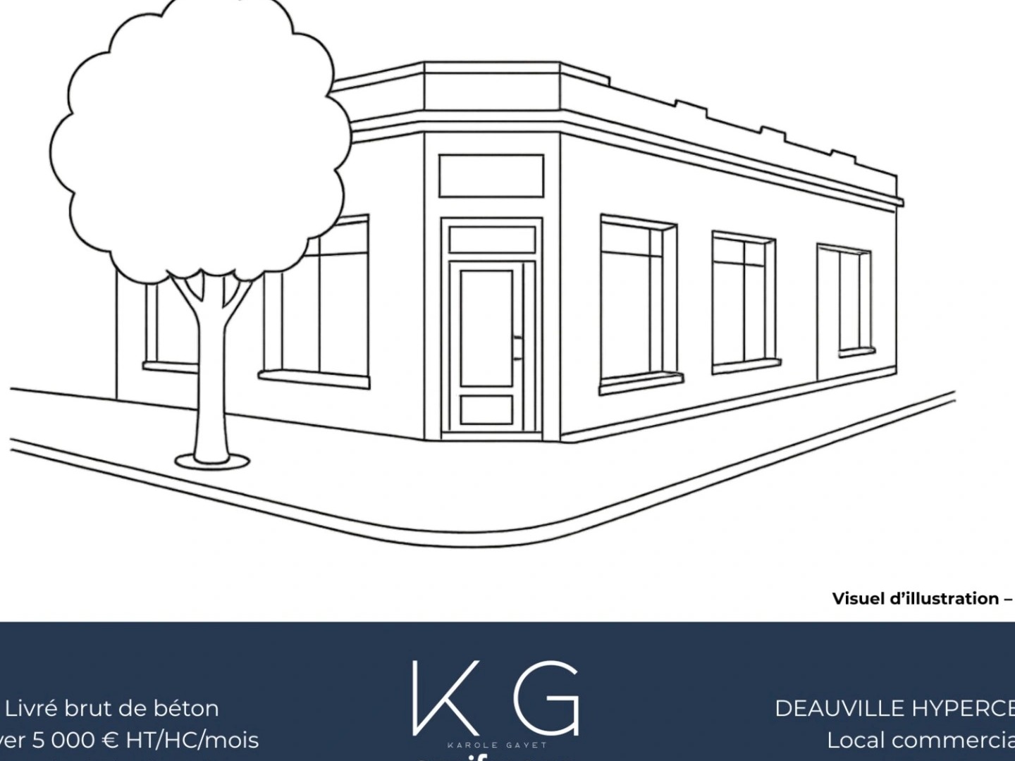 Commerce 1 pièce 140 m²