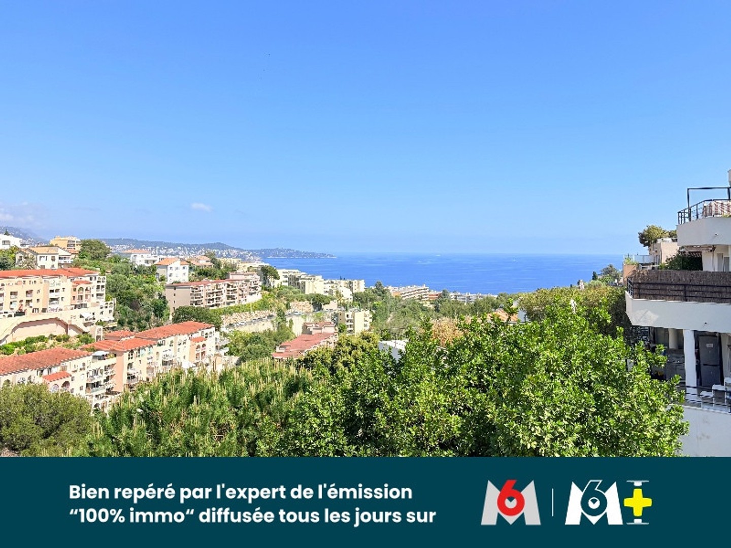5 pièces – Dernier Étage Panoramique à 360° – Nice La Lanterne - JM3583
