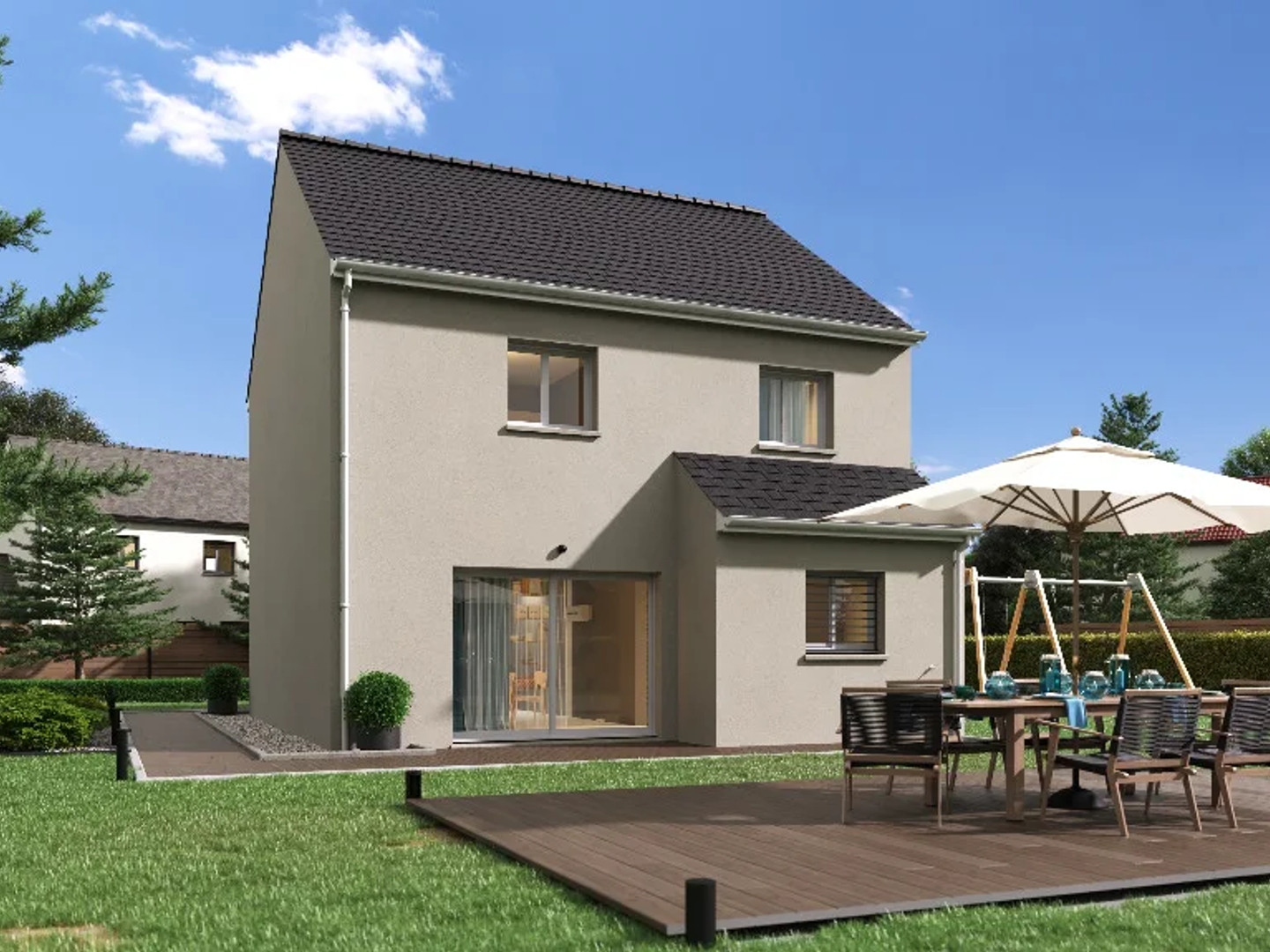 Maison à vendre - 5 pièces - 96m2 - Villecerf (77250)