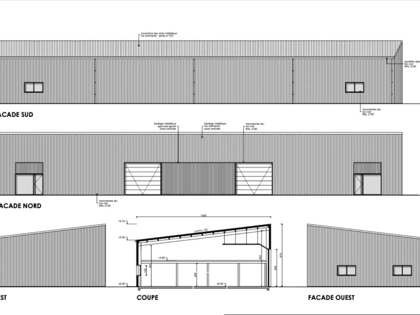 A VENDRE - ATELIER - BUREAUX - NEUFS - PONTCHATEAU
