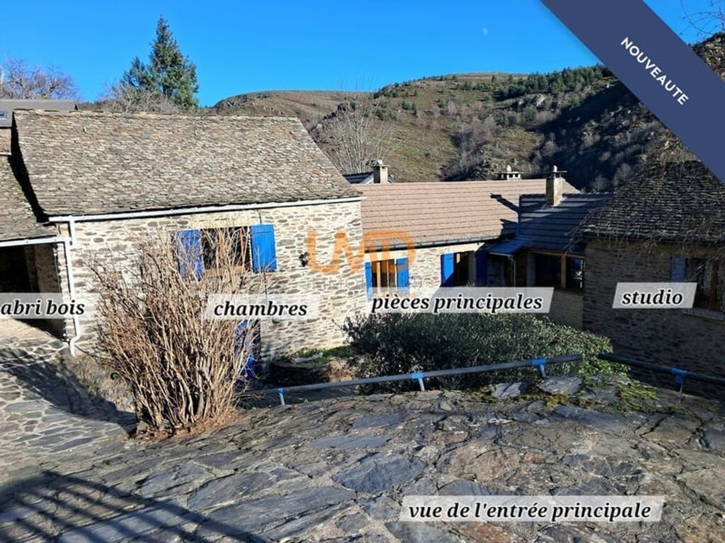 Mas de charme en Lozère- Calme absolu - vue sur les montagnes