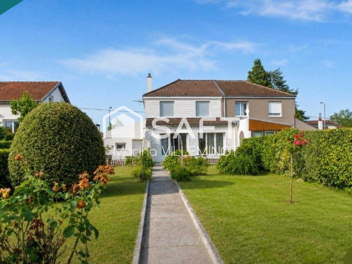 Maison 3 chambres, garage et terrain