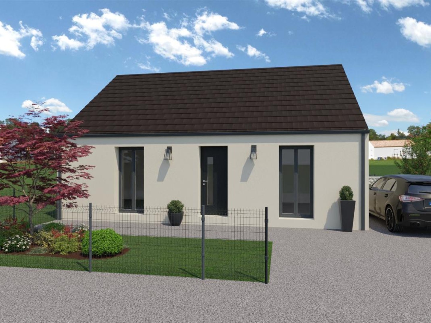 ANET MAISON DE 3 CHAMBRES +JARDIN