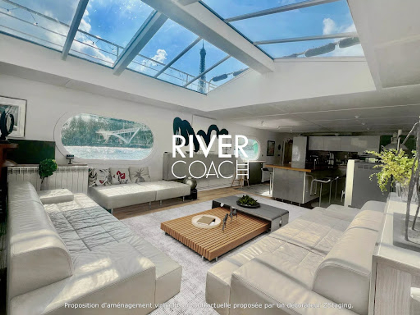 Péniche 5 pièces 150 m²