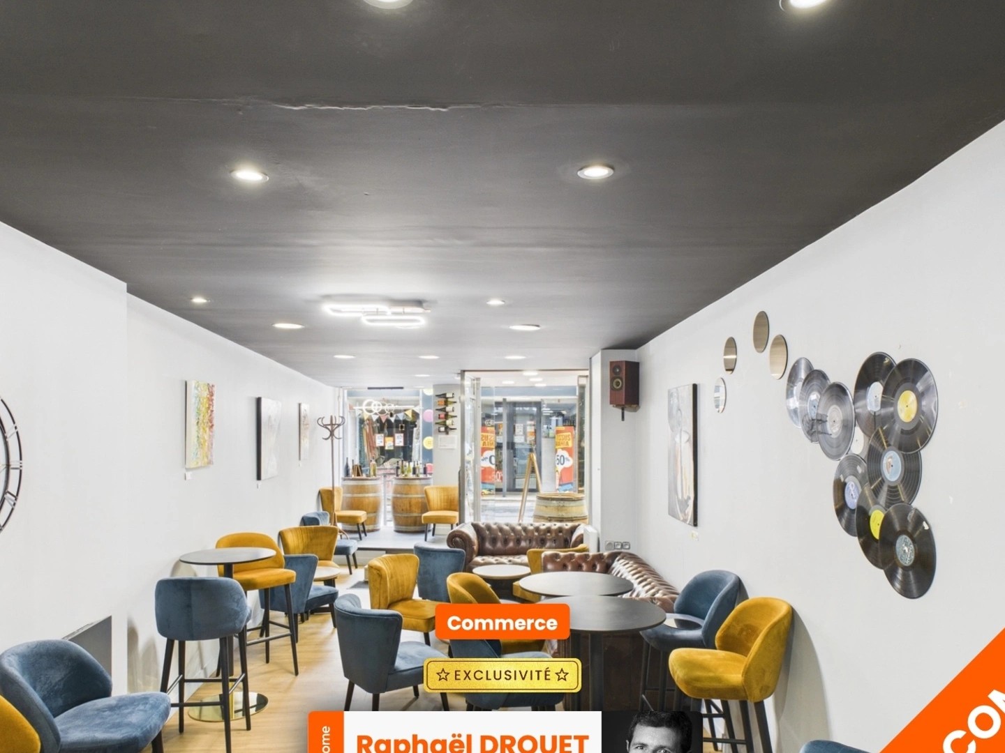 A VENDRE BAR LICENCE IV - FONDS DE COMMERCE RENOVÉ - CENTRE-VILLE