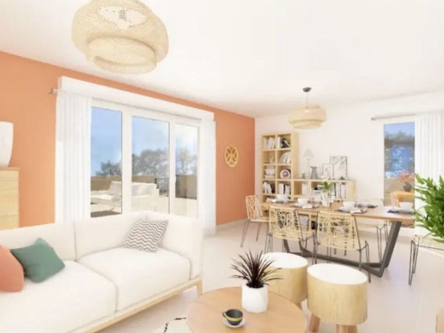 Appartement 3 pièces 63 m²