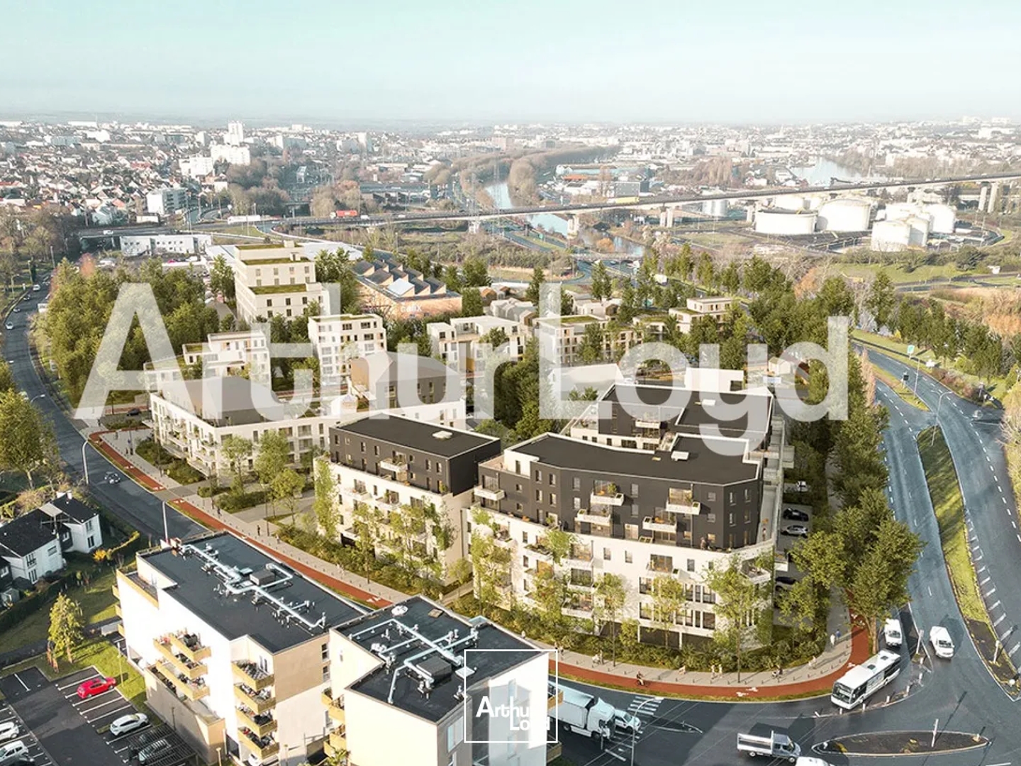 "Les Terrasses de l'Orne : L'emplacement idéal pour vos bureaux à Caen"