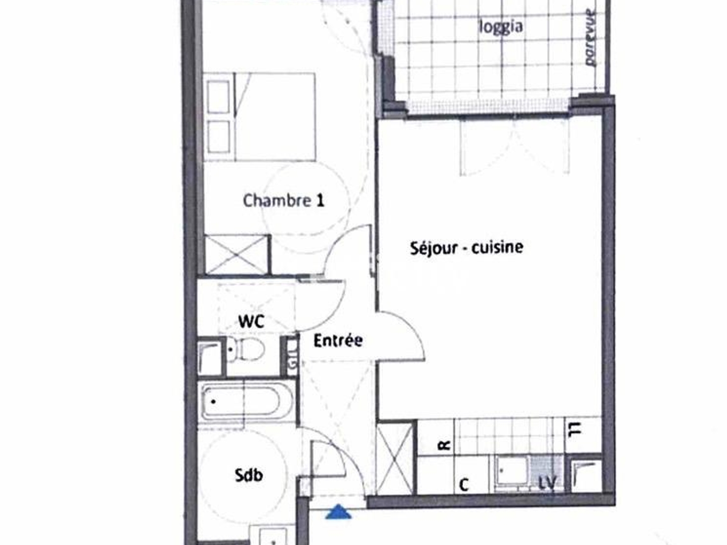 Appartement 2 pièces 48 m²