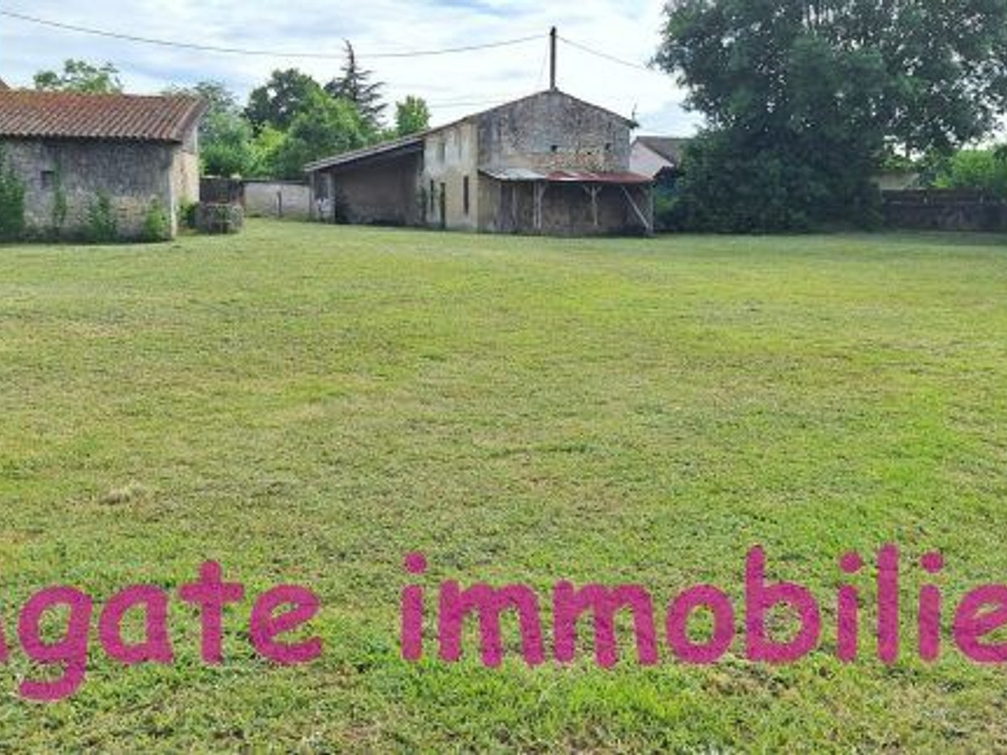 Terrain de 1400m² a batir a noaillan proche langon
