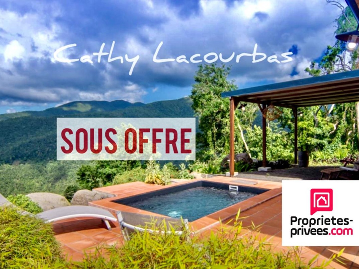 Petite Villa de charme , vue exceptionnelle mer Caraibes -Pointe Noire