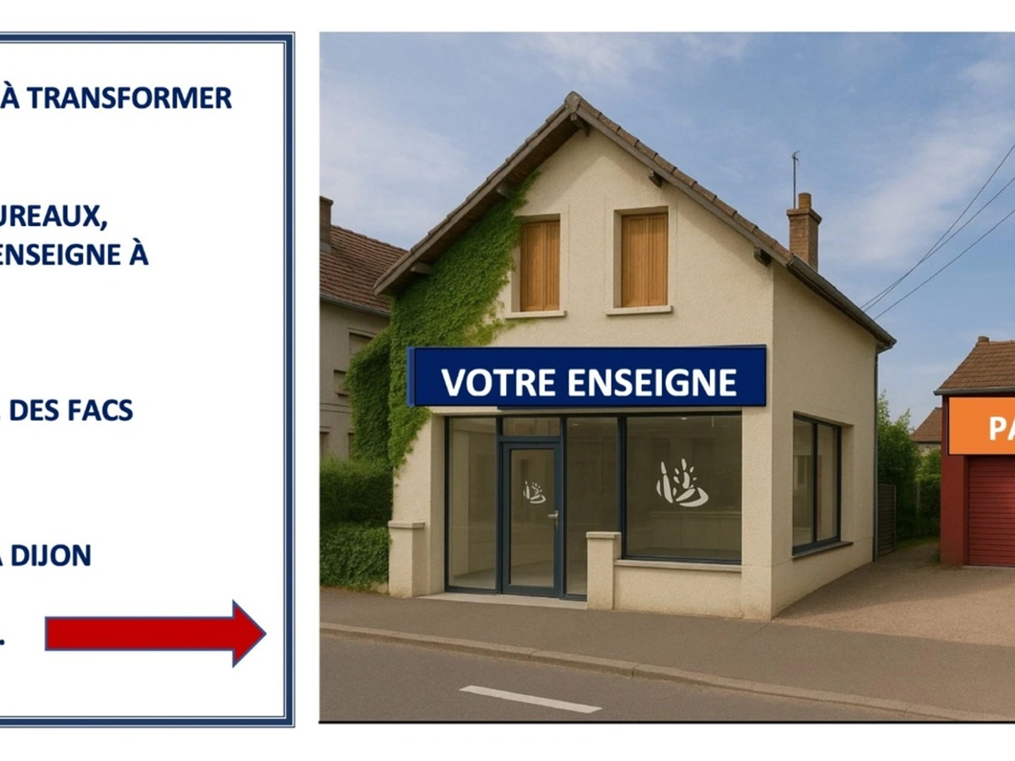 Bureau 6 pièces 120 m²