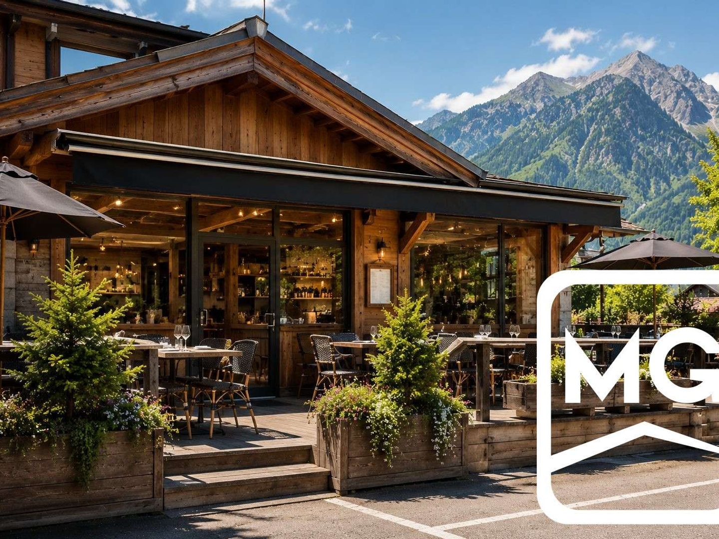 Restaurant de village proche de Chamonix