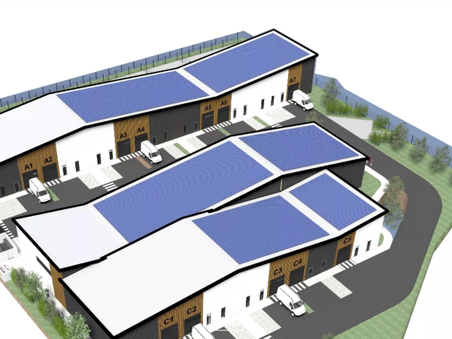 Locaux à vendre - 2850m2 - Chaumes-En-Retz (44320)