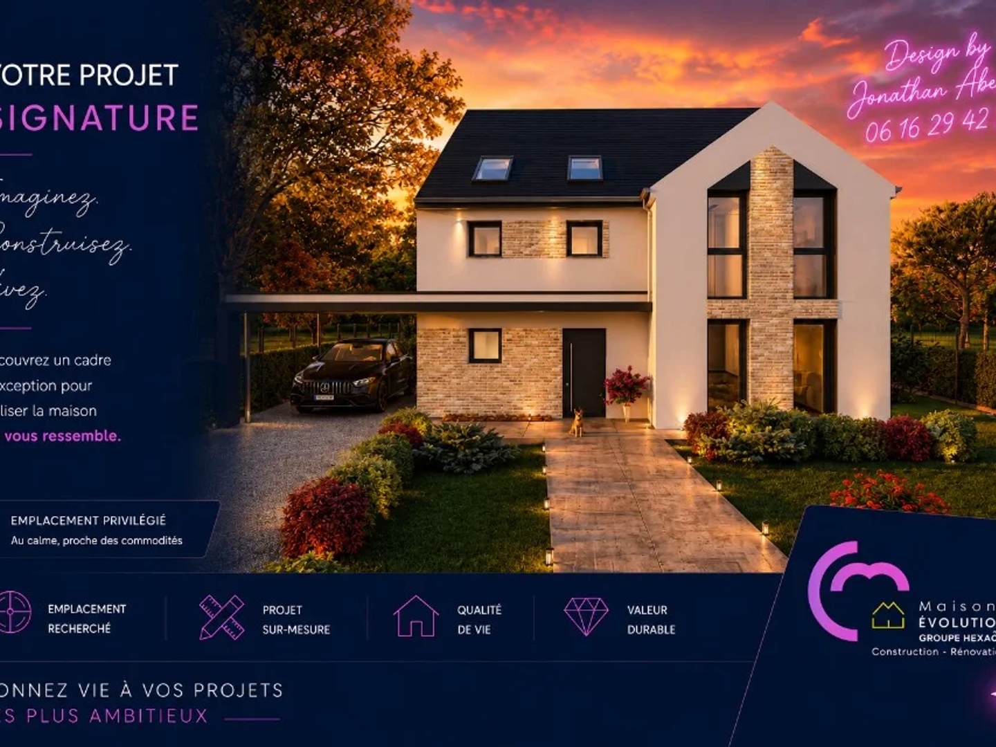 Maison neuve 5 pièces 100 m²