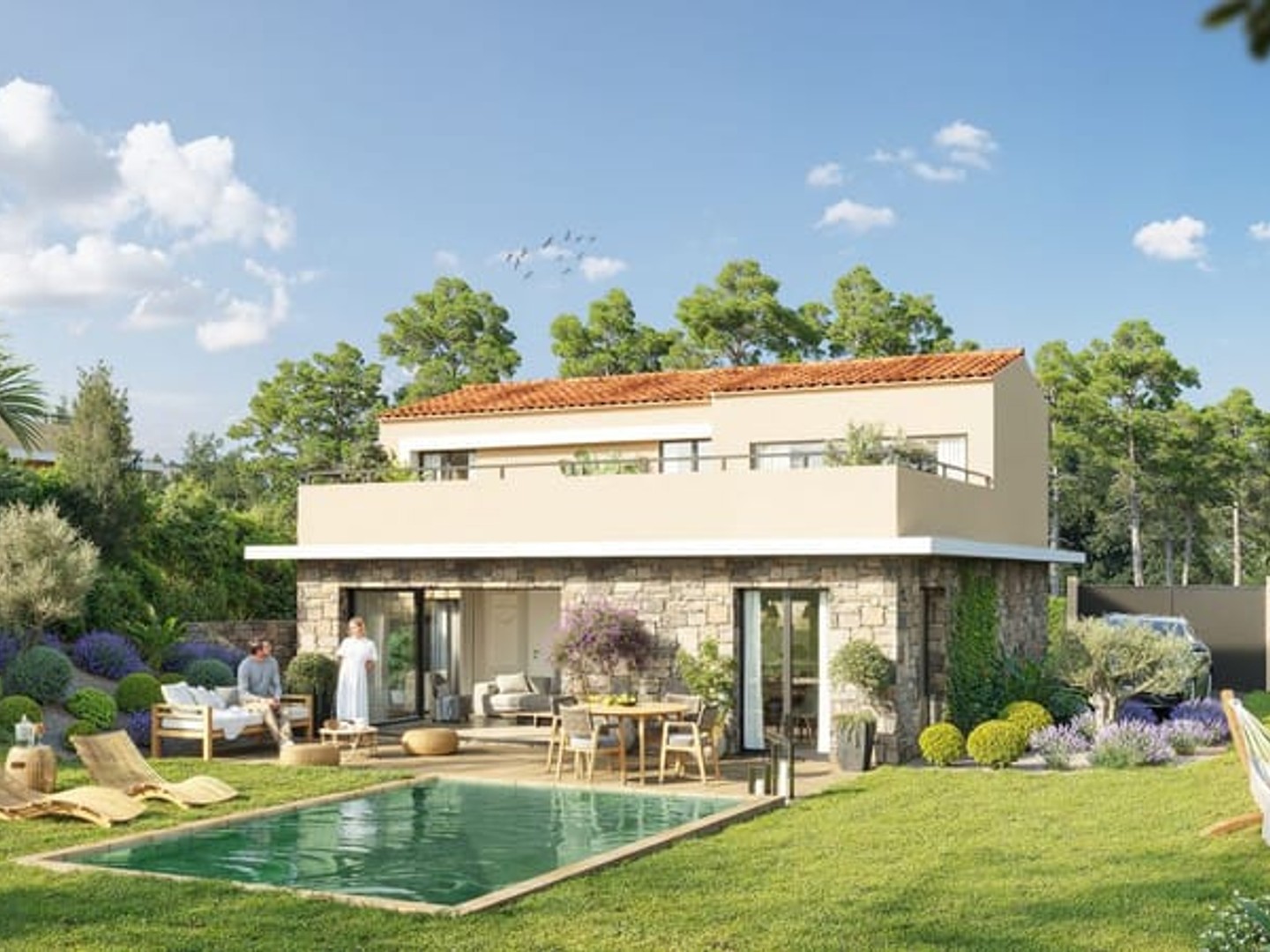 Maison à vendre - 4 pièces - 85m2 - Valbonne (06560)