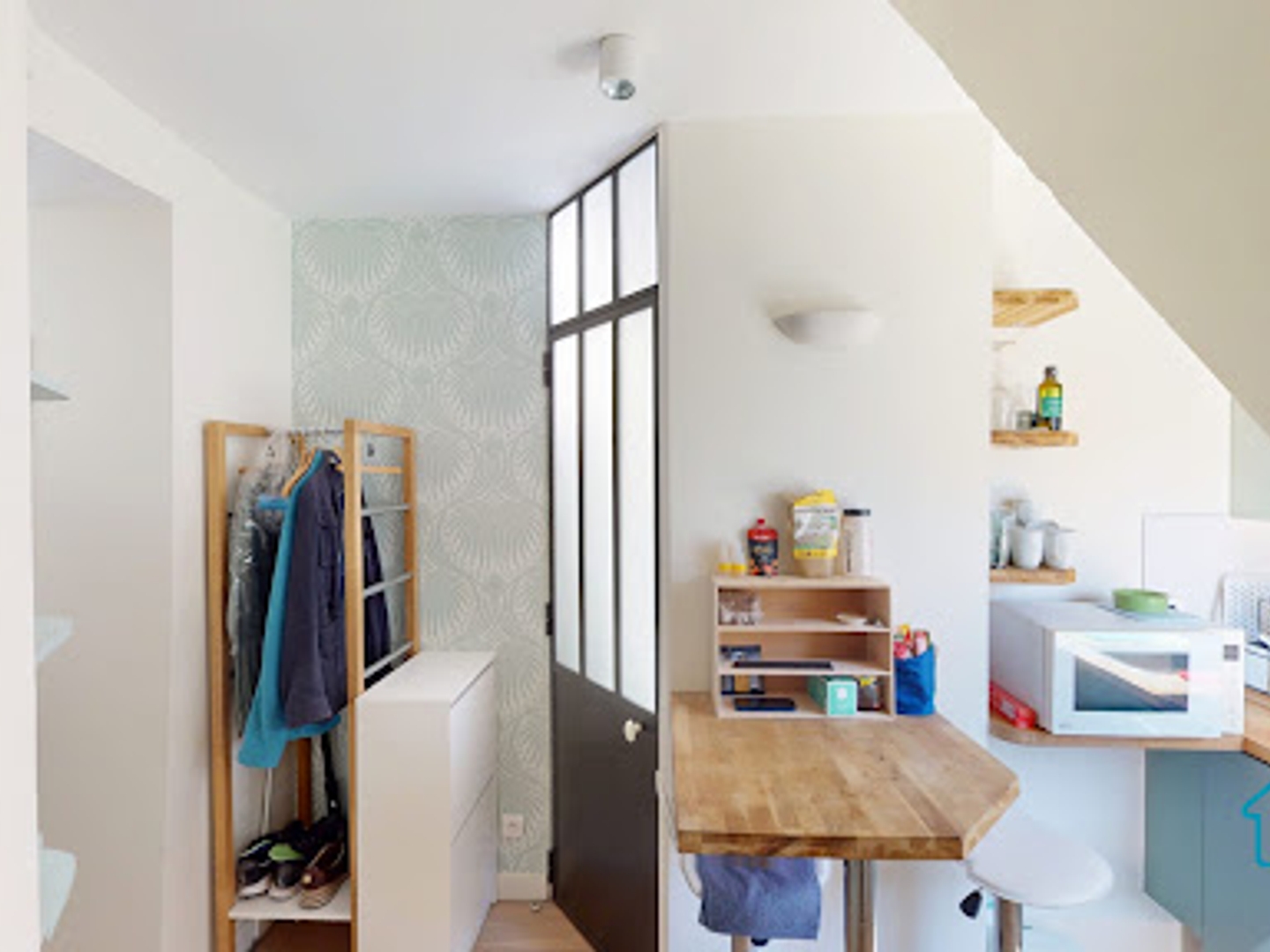 Appartement à vendre - 1 pièce - 14m2 - Paris 17e (75017)