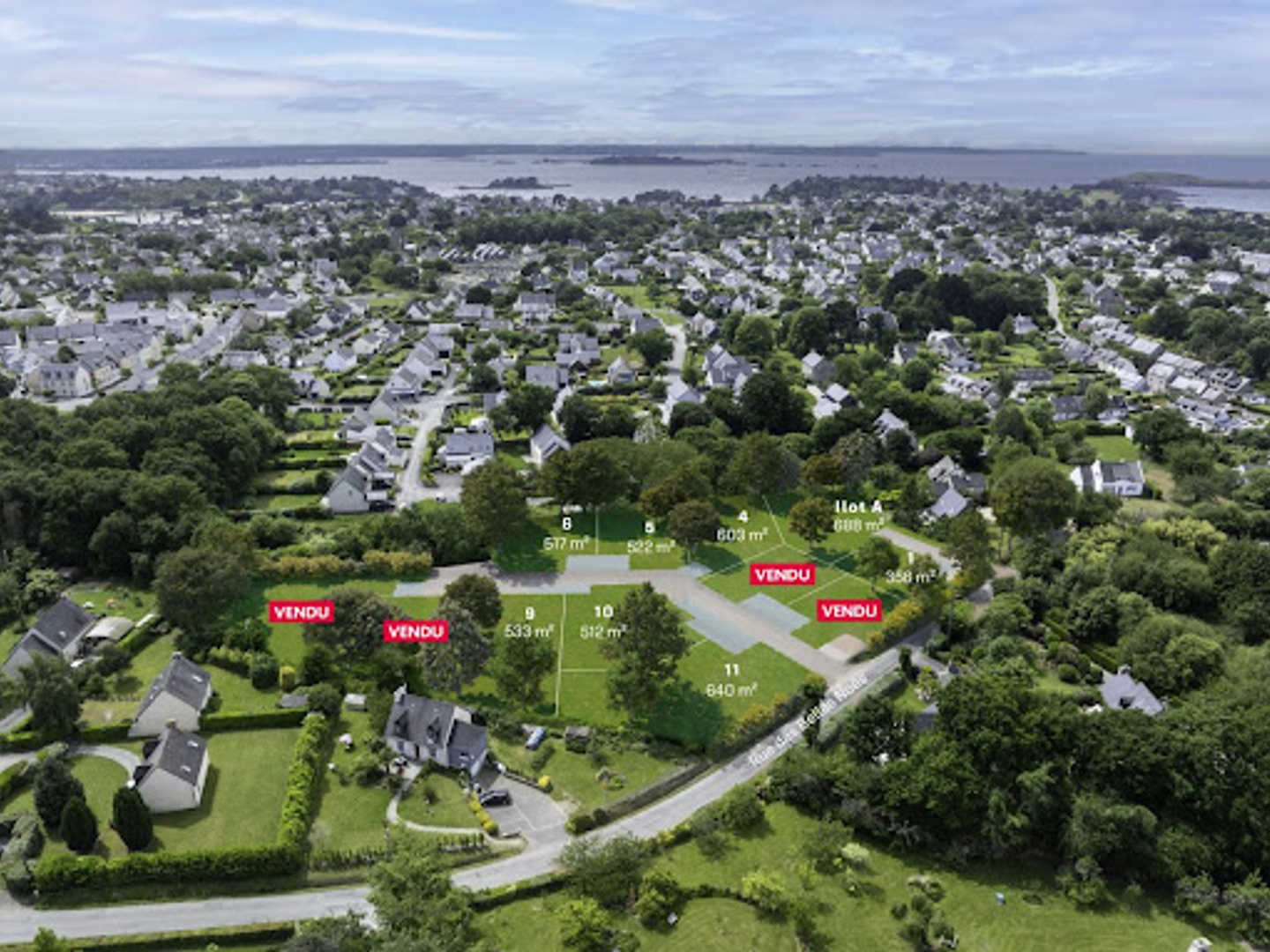 Terrain 533 m²