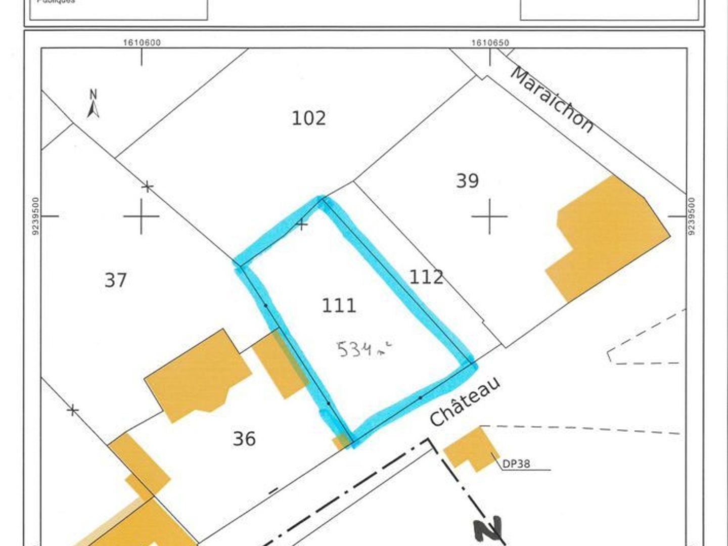 Terrain à vendre - 534m2 - Nampont (80120)