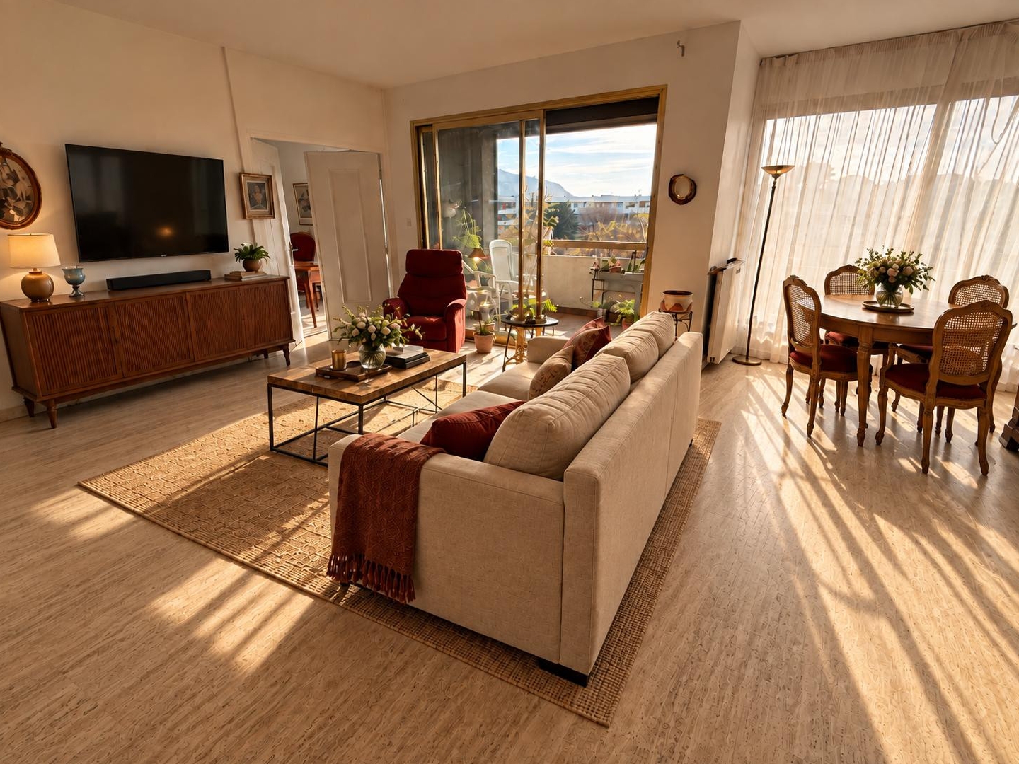 T3 + vue dégagée 8ième-9ième, balcon + parking