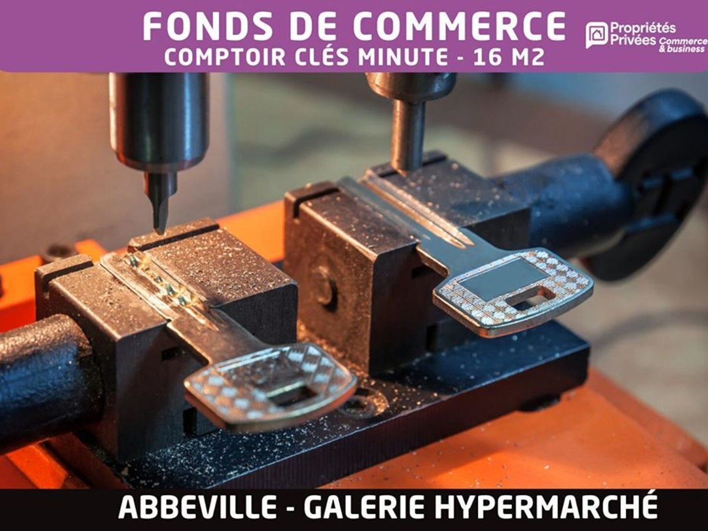 ABBEVILLE- Boutique comptoir 16 m², galerie Hypermarché