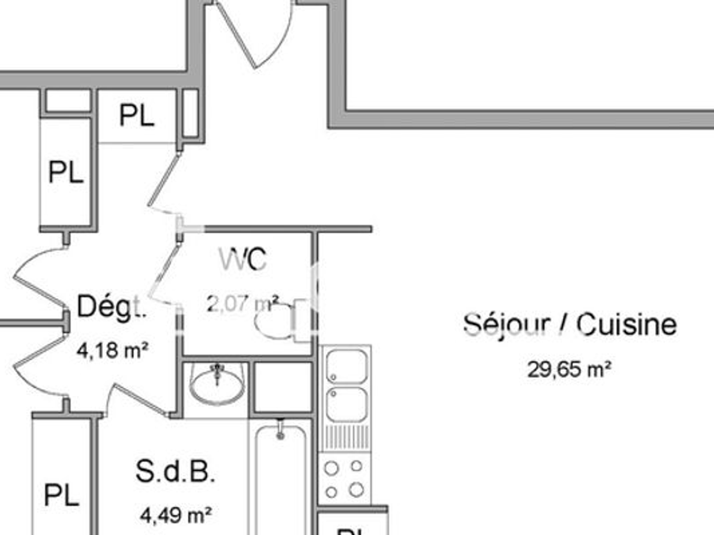 Appartement à louer - 3 pièces - 62m2 - Toulouse (31100)
