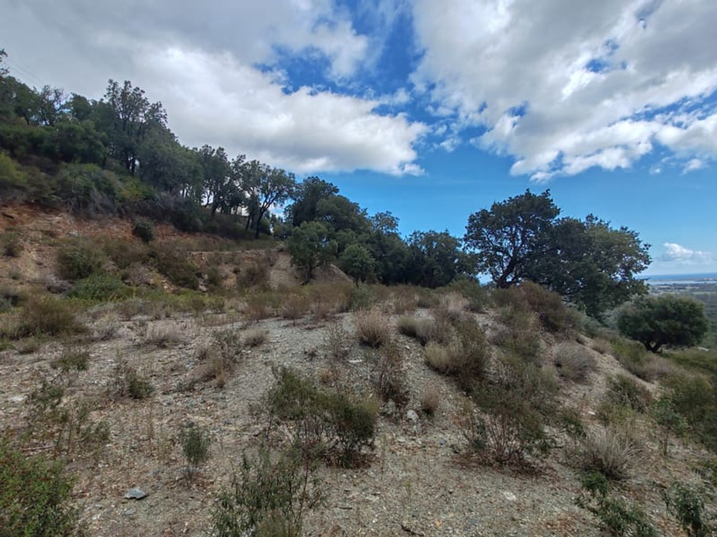 Terrain de 2000 m2 - Permis accordé pour une Villa avec piscine - Route du Lancone