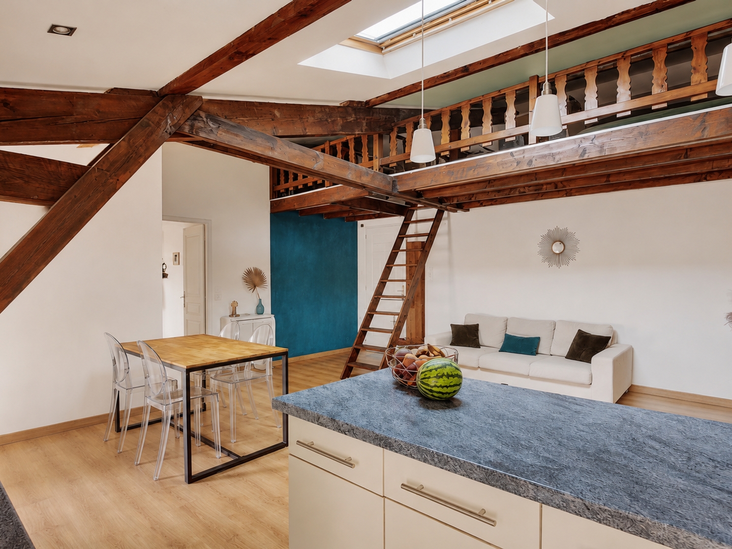 Appartement 3 pièces, 62 m2 2 places de stationnement - Dernier étage