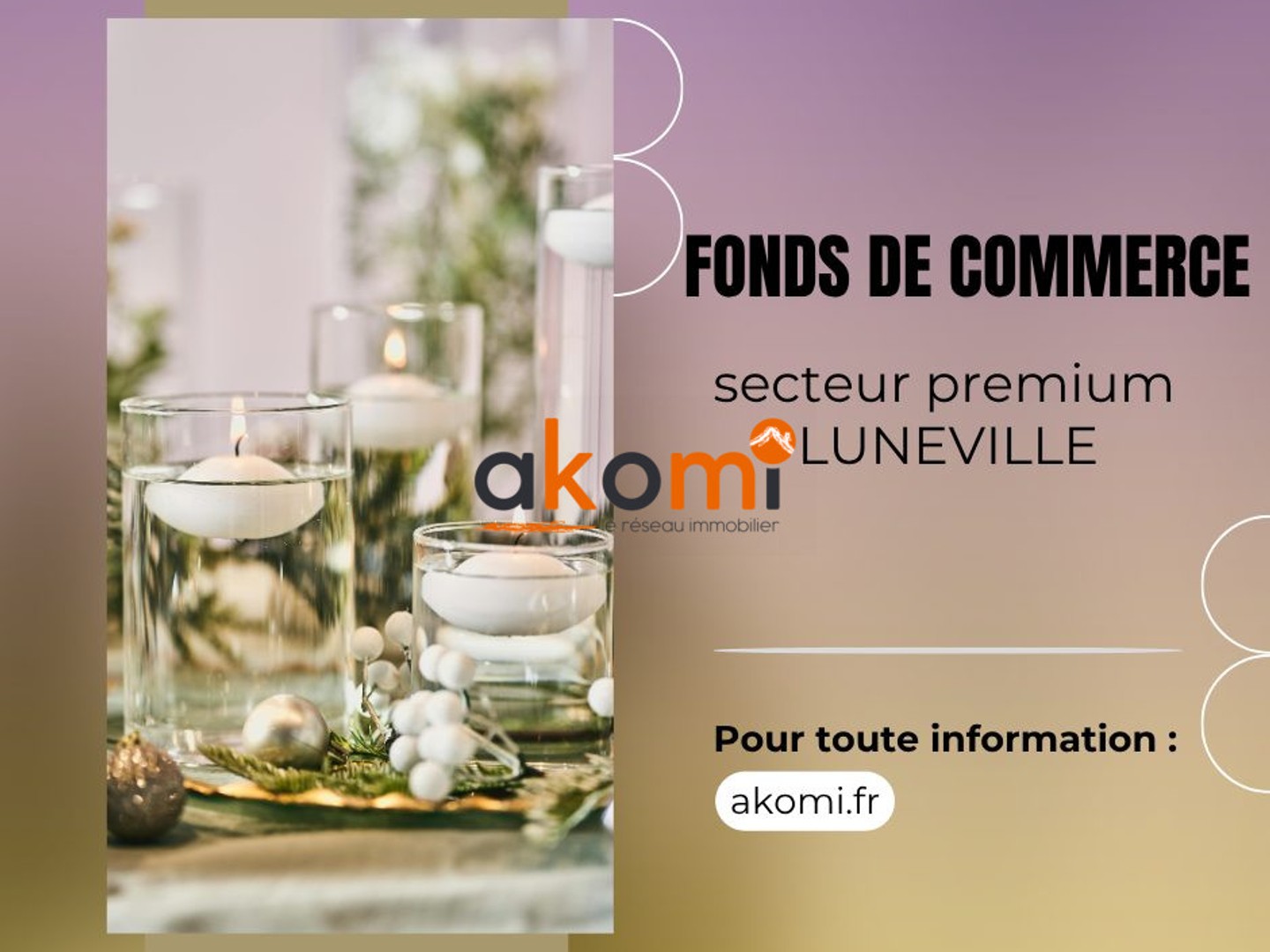 Local commercial 250 m²